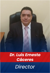 Dr. Luis Ernesto Cáceres Rodriguez, Director de Postgrado
